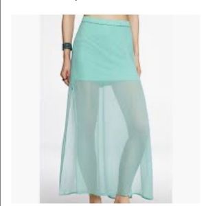 EXPRESS Sheer maxi skirt by
